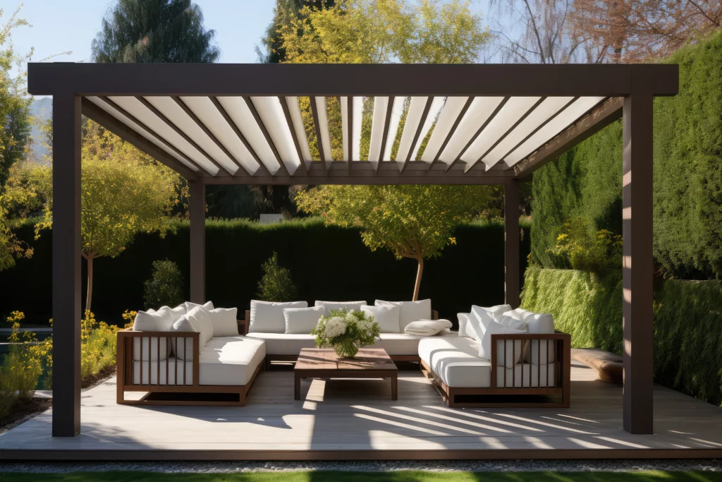 Intégrer la pergola dans le jardin